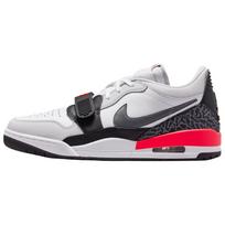 Jordan Legacy 312 patogūs žemapadžiai krepšinio bateliai vyrams, balti ir raudoni, CD7069-113 42 gray