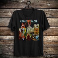 Žaidimas, Damos ir Gitaros Daiktai Eddie Hazel Marškinėliai Parliament Funkadelic Funk Muzika Unisex T-Shirt XXL black