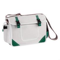 Canvas Tool Bag For Electricians With Multiple Pockets&Adjustable Shoulder Strap white
