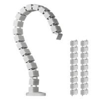 Square Cable Management Tube For Desk ABS Plastic Wire Concealer With Storage Design And Modular Structure juoda