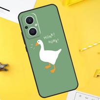 Cute Cartoon Duck For OPPO Reno 14 13 12 11 10 Pro 8T 11F 12F 13F 14F 7 8 Lite OPPO Find X9 X8 X6 X5 Pro Case OPPO Reno13 white