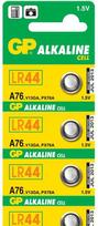 Gold Peak Industries GP šarminės baterijos, LR44/A76 dydis, 1,5 V, 5 vnt. pakuotėje