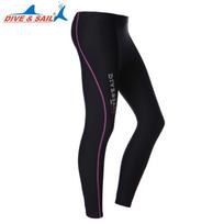 1.5mm Thick Neoprene Wetsuit Pants Diving Snorkeling Surfing Swimming Unisex Thermal Leggings S black