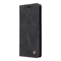 Ultrathin Leather Flip Case For iPhone 16 17 Pro Max 16E 15 14 13 12 11 Pro Max XS XR Air Business Wallet Phone Cover iPhone 15 Pro Max black