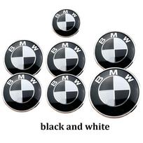 7 vnt. automobilio variklio dangčio priekinės ir galinės bagažinės emblemos BMW originaliam logotipui E36 E46 E53 E39 E90 E60 E93 E87 E34 G20 X3 X5 F30 F20 X6 priedai lcqk69 45-74x2-68x4 gray