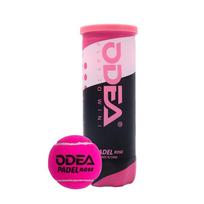 3 vnt. Visų kortų padelio kamuoliukai, didelis atšokimas, atsparūs oro sąlygoms, treniruočių kamuoliukai visų lygių varžyboms one size pink