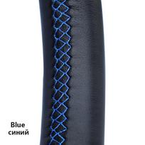 Rankomis siūta juoda natūralios odos vairo apdanga BMW Z4 E85 (Roadsteris) 2003 2004 2005 2006 2007 m Tricolor Thread black