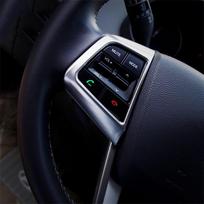 For Hyundai Creta Ix25 2015 2016 2017 2018 ABS Chrome Steering Wheel Decoration Buttons Cover Trim interior Moulding Accessories blue