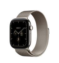 Išmanusis laikrodis Apple Watch Series 12 GPS + Cellular 42mm MJGH4ET/A, natural titanium korpusas su natural milanese loop dirželiu