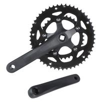 Bicycles Crank Arm Set for Mountain Bicycles Road Bikes 50/34T Mountain Bikes 170mm Square Crankset 8/9 Speed Crankset B gray