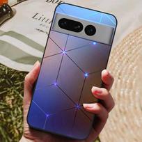 For Google Pixel 7 Pro Case Wolf Lion Painted TPU Silicone Soft Phone Cover for Googe Pixel7 7Pro Camera Shockproof Bumper Funda For Pixel 7 Pro blue