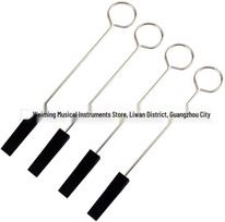 Piano Tuning & Muting Tools: Mid-Low Range Rubber Fork Single Short Rubber + Fork mėlyna