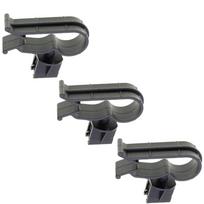 3Pcs W710718S307 Cooling System Hose Clamp Retainer Clips For Ford black