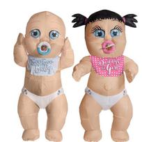 Juokingas pripučiamas Helovino kostiumas vyrams, mergaitėms ir kūdikiams - Animacinis personažas scenos pasirodymams One Size beige