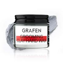 GRAFEN Grooming Clay Hard Hair Wax, 75g - hard hold clay styling wax, Korean 75g black