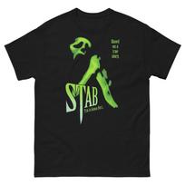 Stab Fictional Scream Poster Graphic 100% Cotton T-shirt Mens Tees Top Unisex classic tee S green