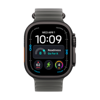 Apple Watch Ultra 4 GPS+LTE išmanusis laikrodis 49, Black Titanium, Translucent Black Ocean Band