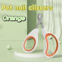 Circular Hole Cat Nail Scissors Professional Pet Dog Nail Clippers Toe Claw Trimmer Pet Grooming Supplies Products for Small Dog 1pcs oranžinė