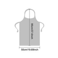 25pcs Disposable Aprons Clear Plastic Art Apron Waterproof For Adults Kids Painting Party Cooking Housework Picnic DIY Craft gray