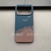 For Xiaomi Poco F8 Pro F8 Ultra Case Hard PC carbon fibre grain Thin Protective Phone Back Cover Cases For Poco F8 Pro 5G Shell For Poco F8 Ultra mėlyna
