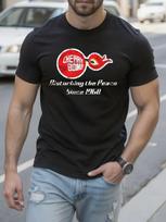 Vintage Hot Rod and Cherry Bomb Graphic Tshirt Graphic Ts... S gray