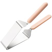 Nerūdijančio plieno torto pjaustyklė, žnyplės, torto serveris, desertai, pyragaičiai, duona, pica daliklis, pjaustyklė, metalinis pyrago peilis, torto keltuvas, įrankis white