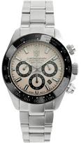 HYAKUICHI 101 Diver Chronograph Watch Ivory Dial Ceramic Bezel 20 ATM Water Resistant Men's dramblio kaulas
