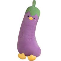 New 70Cm-120Cm Long Giant Soft Stuffed Plants Vegetables Mushroom Eggplant Broccoli Carrot Cosplay Chicken Toys Room Sofa Decor 70cm white