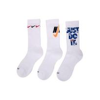 Nike Everyday Plus Paminkštintos kojinės su aulas 3 poros DH3822-902 38-42 white