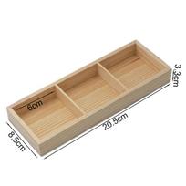Multifunctional Storage Box Multi-grids Bonsai Holder High Quality Desktop Sundries Organizer 6*6cm-6grids