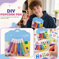 DIY bubble pen, popcorn pen, fun three-dimensional pen, 10ml one size balta