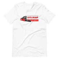 DOLMAR Grandininiai pjūklai Vintažinio stiliaus grafinis marškinėlis trumpomis rankovėmis Unisex T-shirt L white