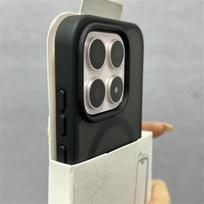 Frosted Translucent Magnetic Case For Xiaomi 17T 15T 17 Pro Max For Magsafe Wireless Charge Soft TPU Frame + PC Shockproof Cover Xiaomi 17T brown