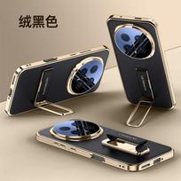 Premium Leather Wrist Strap Phone Case With Rotating Metal Stand Honor Magic 8 Pro Full Lens Coverage Magic 8 Pro raudona