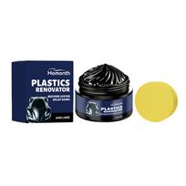 Car Plastic Restorer, Trim & Dashboard Polish, Tire Shine & Protection Cream, Interior Console & Exterior Bumper Repair, Auto Detailing Care 50G black