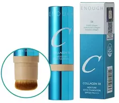 „ENOUGH Collagen 3X“ drėkinamasis pieštukinis makiažo pagrindas SPF5 №21N 14 g