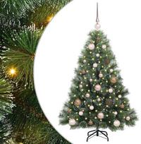 Dirbtinė Kalėdų eglutė su 150 LED Žalia 120 cm PE ir PVC