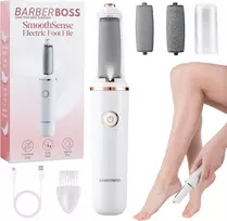 BARBERBOSS elektrinis pėdų šveitiklis su USB įkrovimu ir LED apšvietimu QR-5101