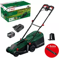 BOSCH ROTAK 18V-32 akumuliatorinė vejapjovė, įsk. akumuliatorių, įkroviklį ir peilį (0.600.8B9.P00)