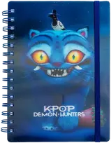 KNYGA K pop Demon Hunters Derpy 3D spiralinis užrašų knygelė
