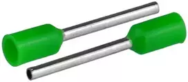 Plastrol Izoliuota movos galvutė laidams 10,5mm2; MOVOS ILGIS 18mm Žalia 20 vnt.