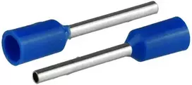Plastrol Izoliuotas įvorės antgalis laidams 10,5mm2; ĮVORĖS ILGIS 16mm Mėlyna 20 vnt.