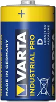 20x Varta Pramoninės šarminės R-20 LR20 D baterijos