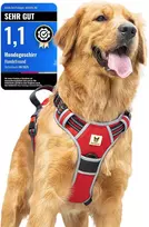 Hundefreund petnešos vidutiniams šunims, atšvaitinės, paminkštintos, reguliuojamos, M dydžio