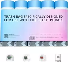 PETKIT atliekų maišeliai automatinėms kraiko dėžėms Pura Max 2 ir Pura X, 100 vnt.