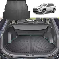 GAFAT bagažinės kilimėlis Toyota RAV4 XA50 2019–2025 iš TPE, 3 cm kraštu