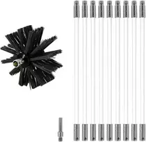 MOCNT kamino valymo šepetys su 9 lanksčiais 41 cm strypais, 10 cm, CXYC01B