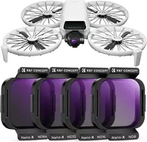 K&F CONCEPT ND filtrų rinkinys DJI Flip dronui, ND8/ND16/ND32/ND64, SKU.2365