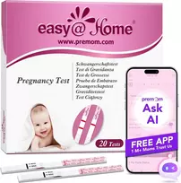 Easy@Home nėštumo testų juostelės hCG 10 mIU/ml, 20 vnt., EZW1-S:20