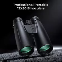 K&F CONCEPT žiūronai su telefono adapteriu ir trikoju 12x50 HD KF33.084